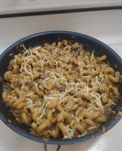 Philly Cheese steak Pasta Skillet