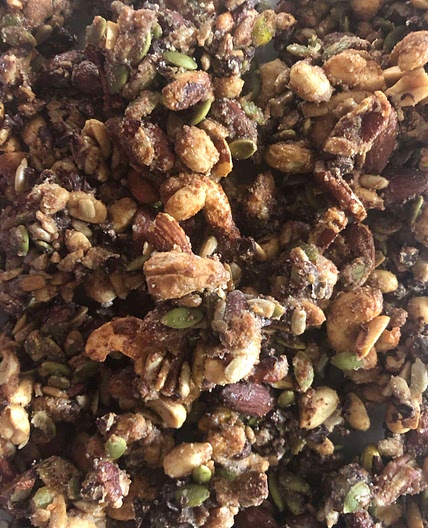 Mike’s sweet & salty nut clusters