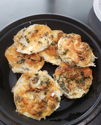 Baby Bella Mushroom & Kale Egg White Bites