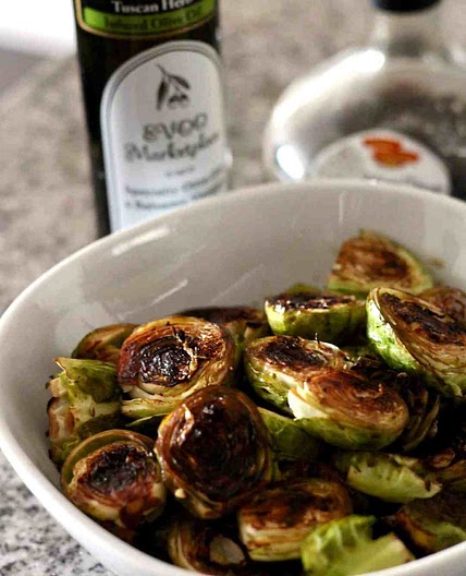 Easy balsamic brussel sprouts