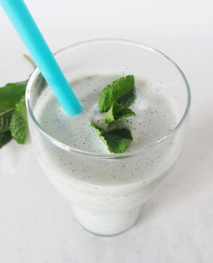 Lassi de menthe verte