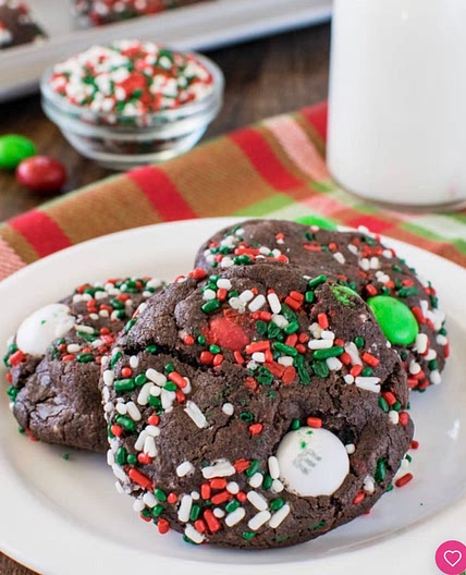 Chocolate Mint Pudding Cookies