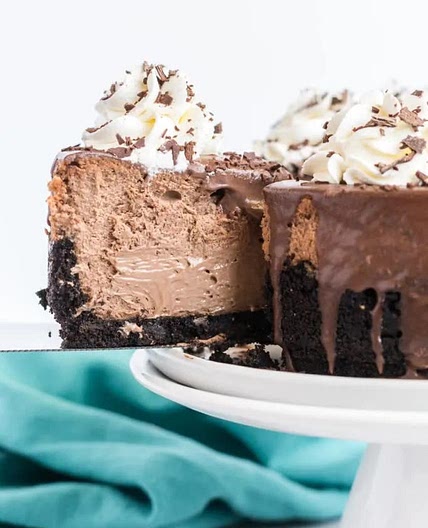 Air Fryer Mocha Cheesecake 