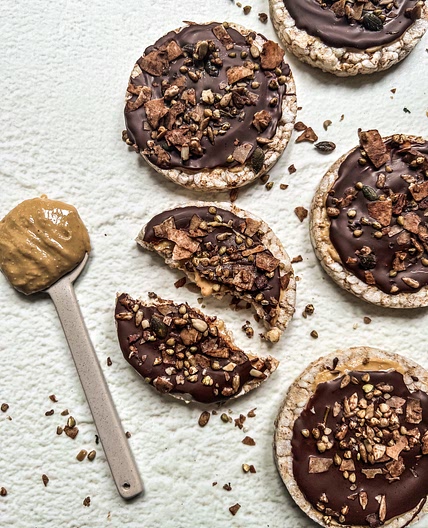 Chocolate Buckwheat Crackle Cakes