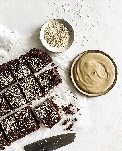 Chocolate Tahini Brownies