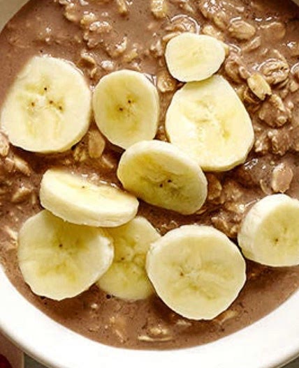 WW Overnight chocolate and banana oats 