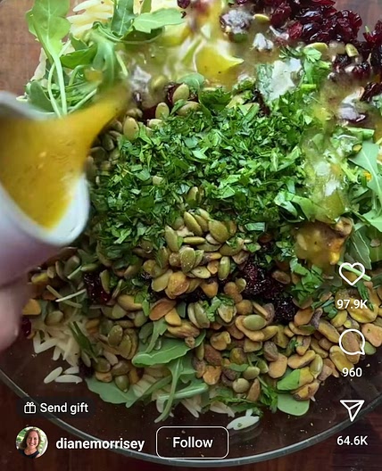 Christmas Orzo Salad