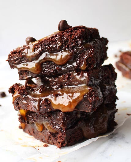 Chocolate & Salted Caramel Brownies