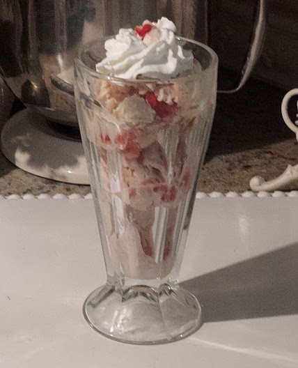 Cherry Cheesecake frozen custard