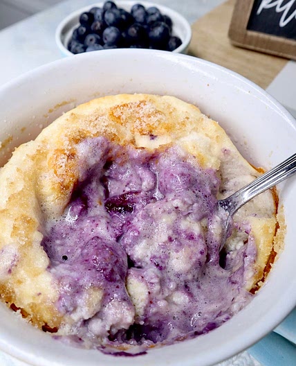 Blueberry Jam Protein Baked Oats