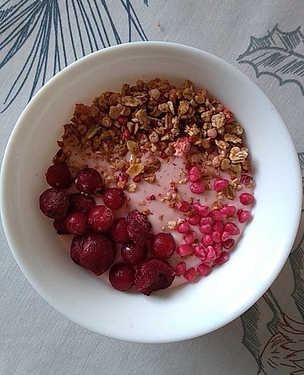 yogurt bowl rose