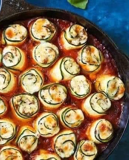 Zucchini Lasagna Roll-ups
