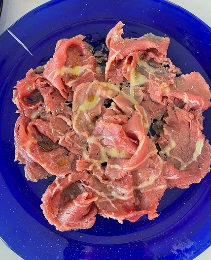 Honey carpaccio