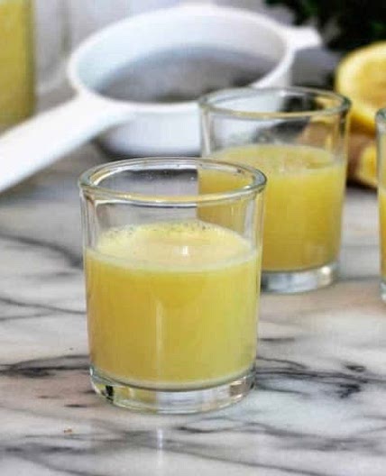 Lemon & ginger shots