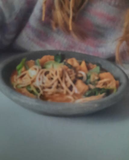 Thai curry noodles