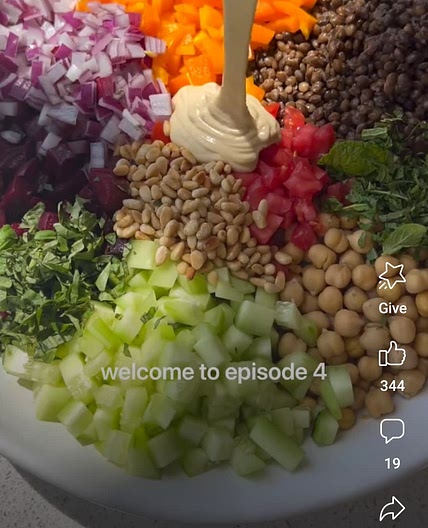 Lentil High Protein Salad