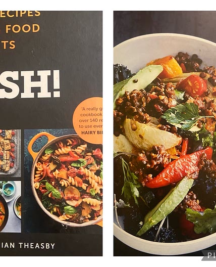 Lentil and roast veg bowl