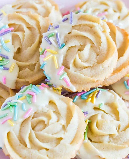 Springtime Butter Cookies