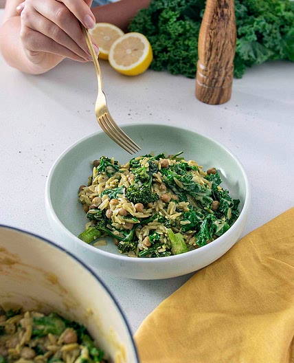 1 POT CREAMY PESTO ORZO