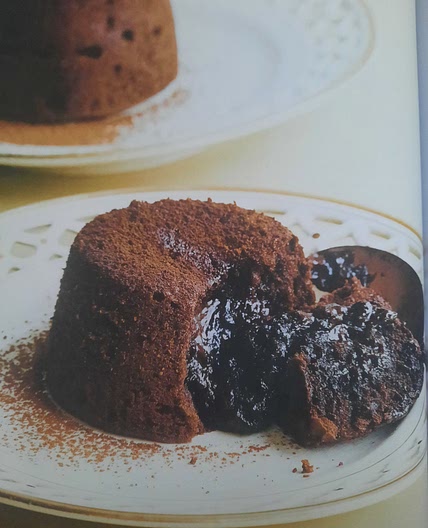 Chocolate lava cakes