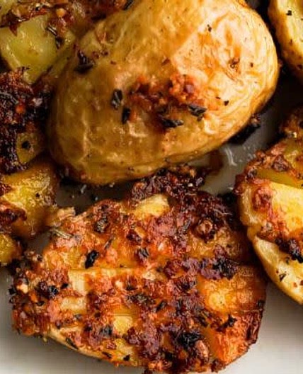 Crispy Parmesan Potatoes