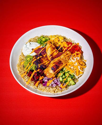 Bol-repas style poulet rouge
