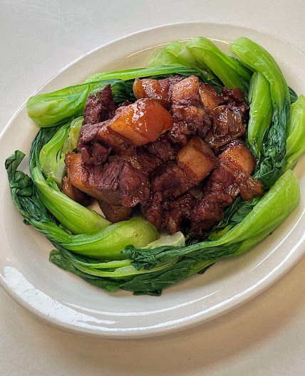 Red braised pork belly