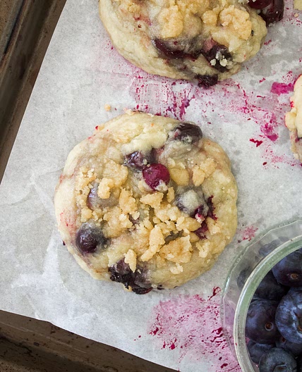 Blueberry Muffin Cookies