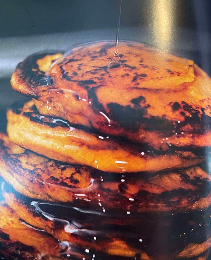 Cinnamon Spiced Sweet Potato Pancakes