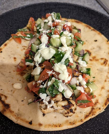 Greek Chicken Wraps