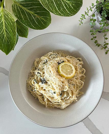Lemon ricotta pasta 🍋