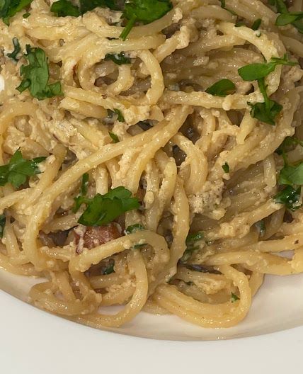 Spaghetti Carbonara with a Kick