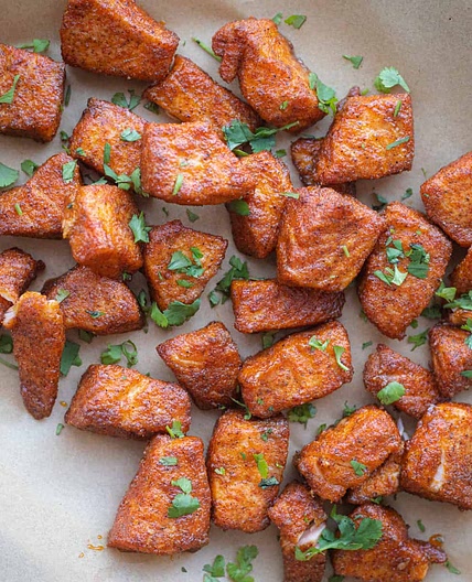 Grilled Salmon Bites Recipe