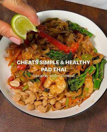 Simple and healthy pad thai