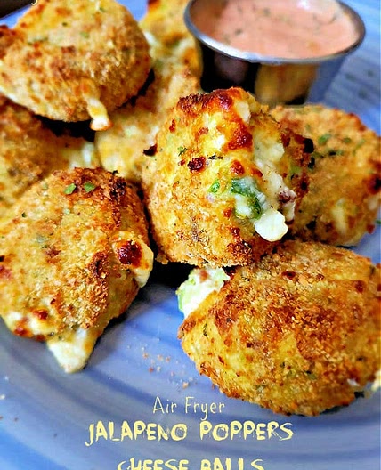 Air Fryer Jalapeno Poppers Cheese Balls Recipe