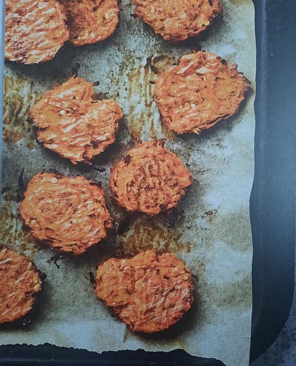 Sweet potato rostis