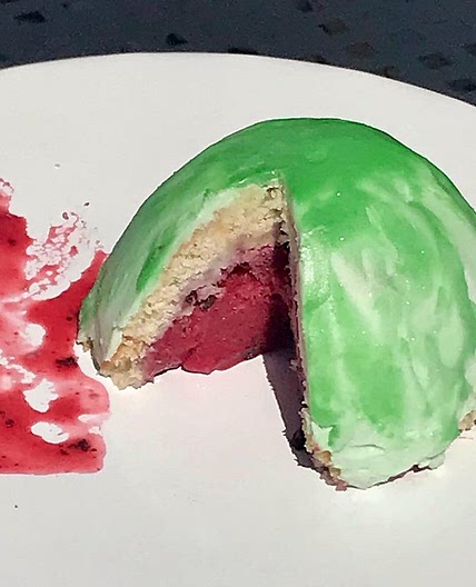 Watermelon Ice Cream Cake