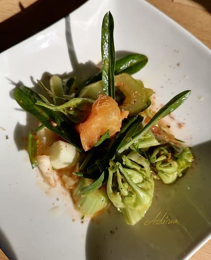 Insalata cime di râpa e arancia