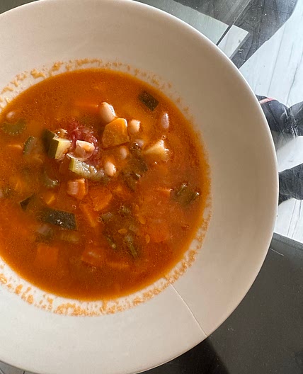 Vegetable soup. Romagna style