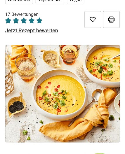 Karotten Kokos Suppe