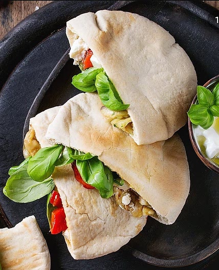 Gefüllte Pitataschen