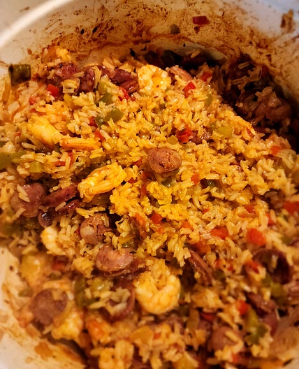 Smoked sausage jambalaya