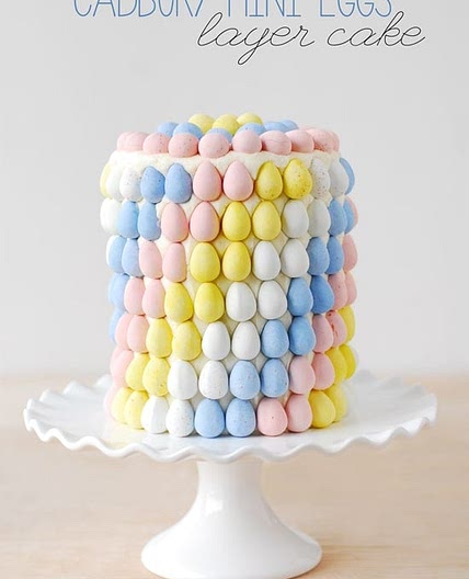 Cadbury Mini Eggs Layer Cake