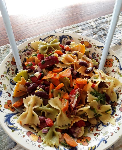 Quick and easy pasta salad