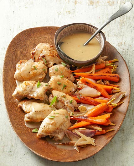 Lemon-Sage Roasted Chicken Thighs