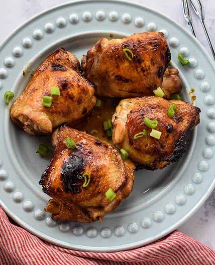 Soy Glazed Chicken Thighs