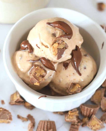 Ninja Creami Moose Tracks Ice Cream (Sugar Free)
