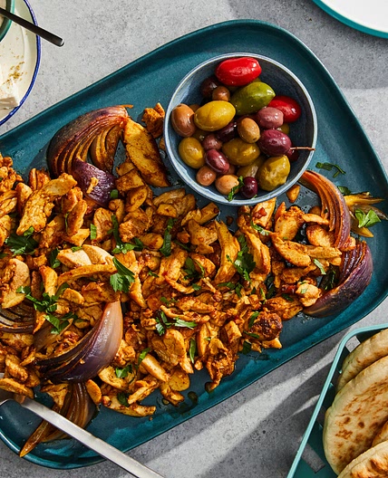 Oven-Roasted Chicken Shawarma