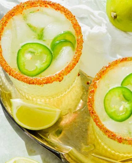Skinny Spicy Jalapeno Margarita Recipe
