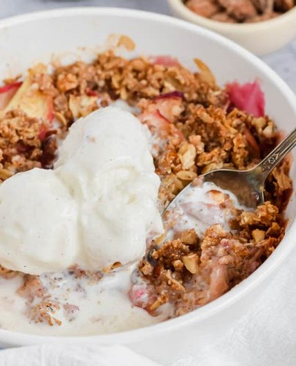 Healthy Peach Crisp